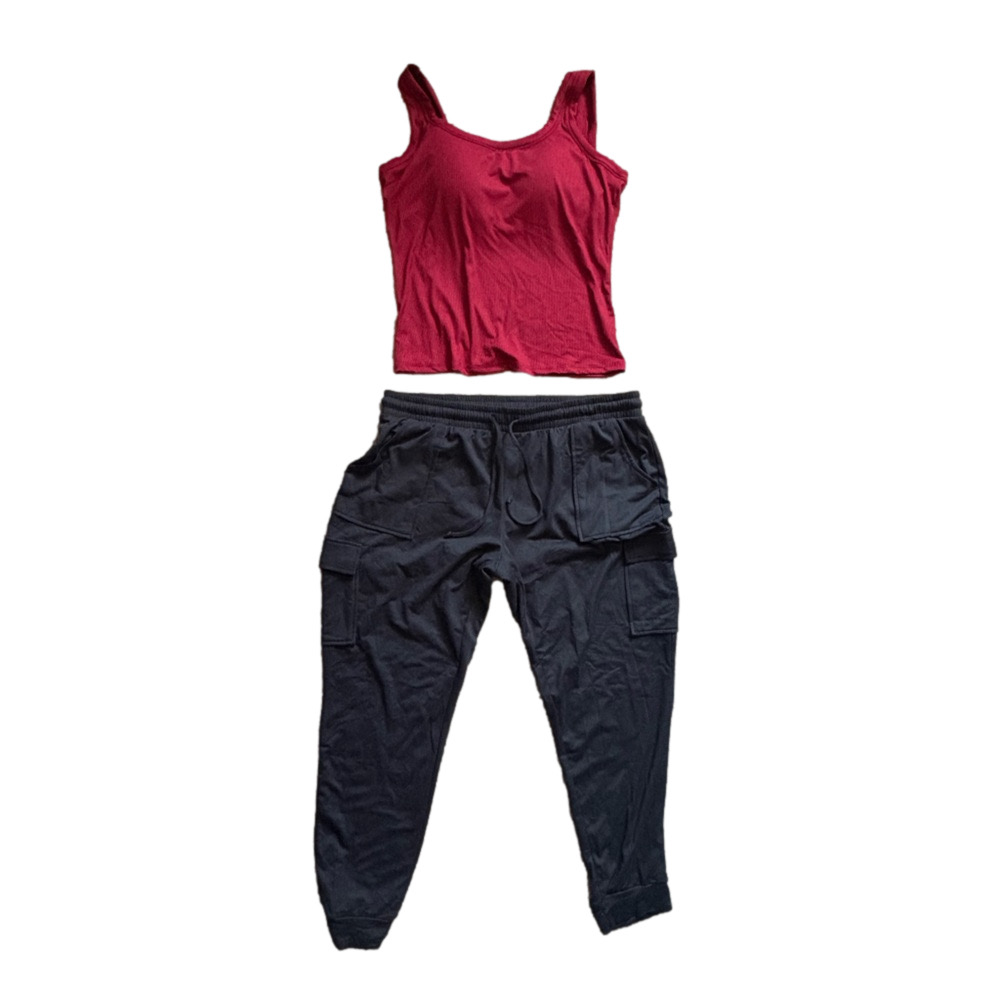 Comfortable athleisure/workout set tank and jogger
